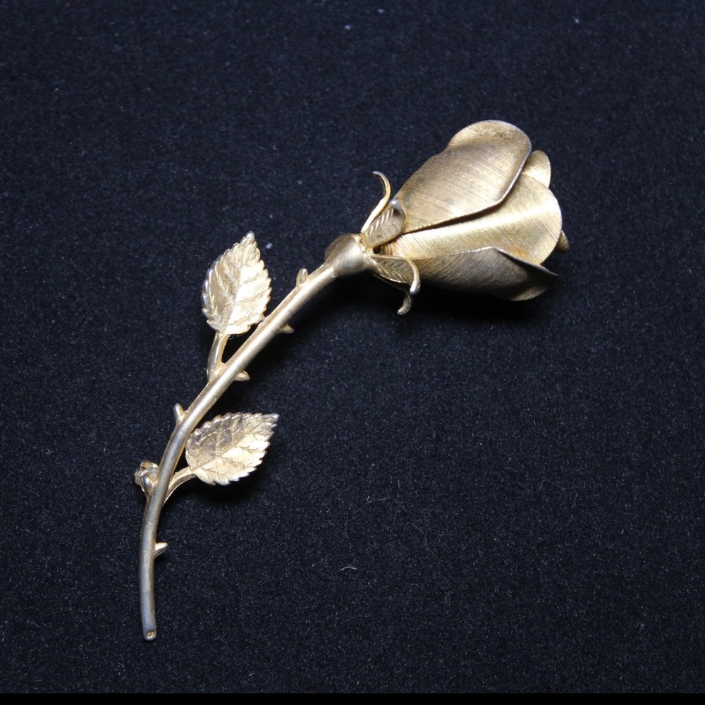Vintage Rose Brooch